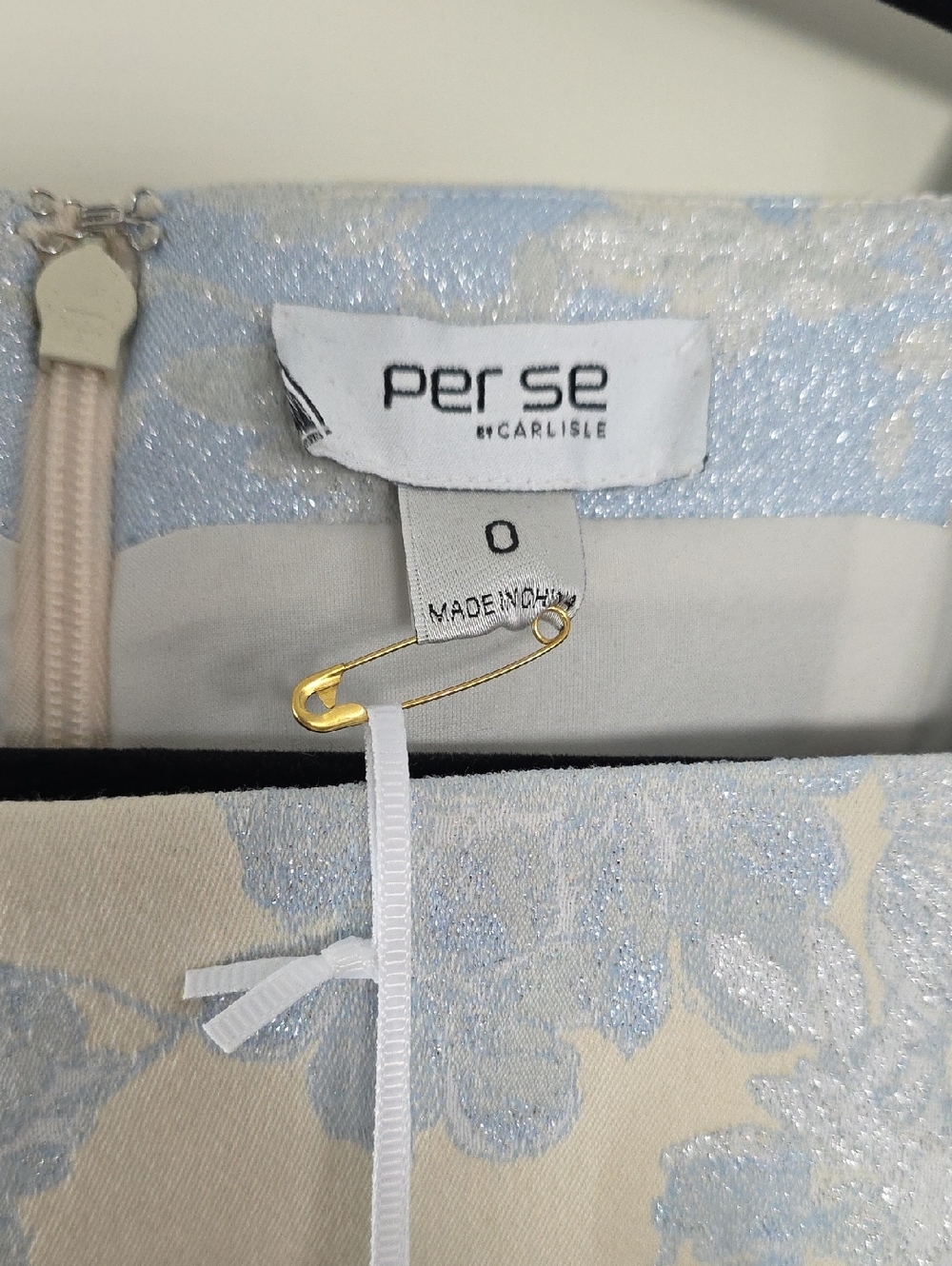 NWT PER SE | $250 Jacquard Floral Sheath Dress - Picture 5 of 10